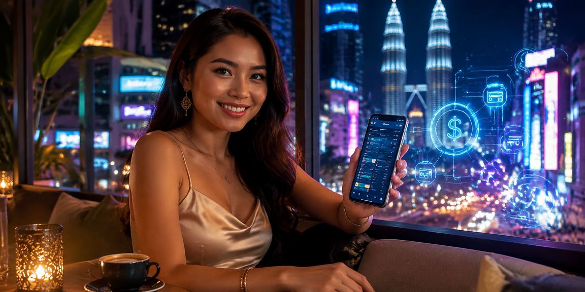 Pemain kasino mudah alih di Kuala Lumpur menggunakan platform 123hd dalam talian